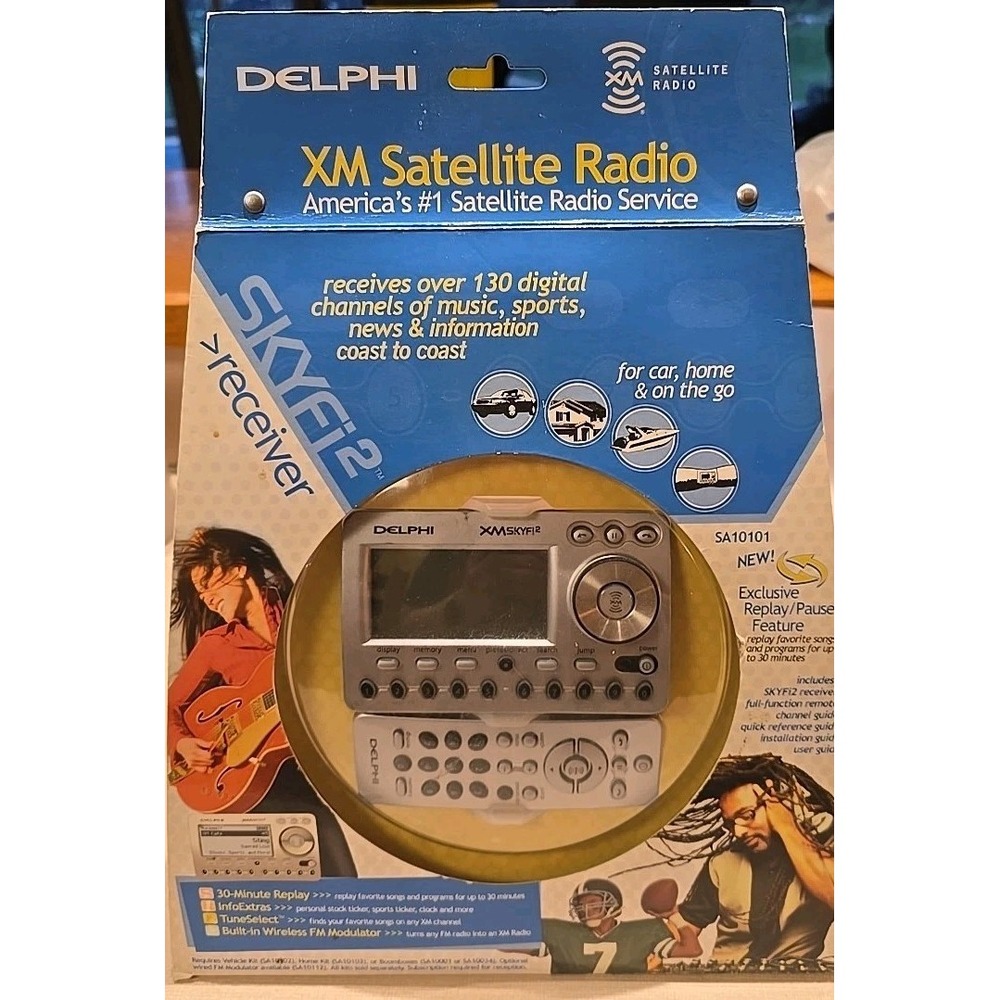 Delphi SkyFi 2 XM Car Satellite Radio Receiver & Vehicle Kit- New In Box T6